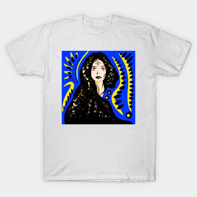 shiny persephone ecopop in starry eye wallpaper arts T-Shirt by jorge_lebeau